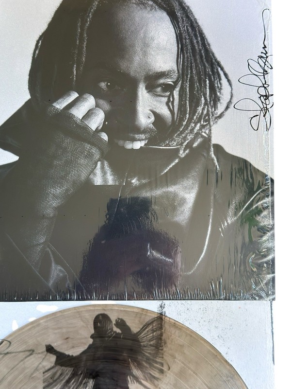 SIGNED Thundercat – Distracted clear Black Marble Vinyl IN HAND