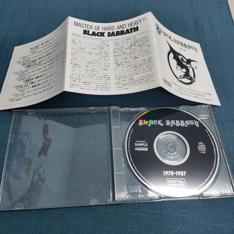 Black Sabbath 1970-1987 Japan PROMO SAMPLE ONLY CD RARE Castle