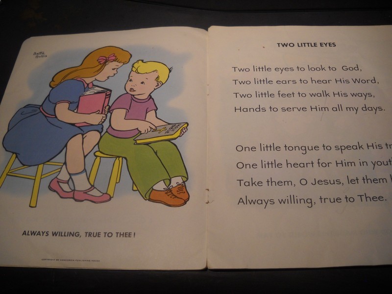 Concordia Singing Picture Book - Songs Of Praise - Children’s Gospel W/ Record gallery