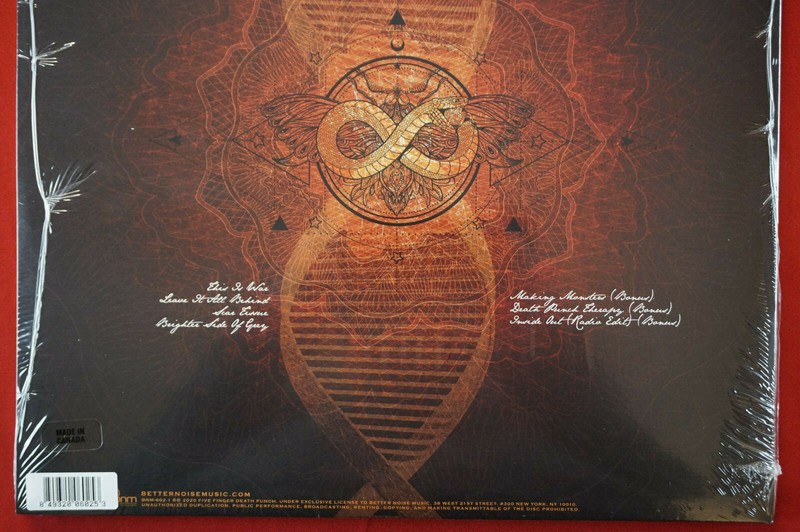 Five Finger Death Punch F8 2LP Red Vinyl Inside Out Full Circle New Sealed gallery