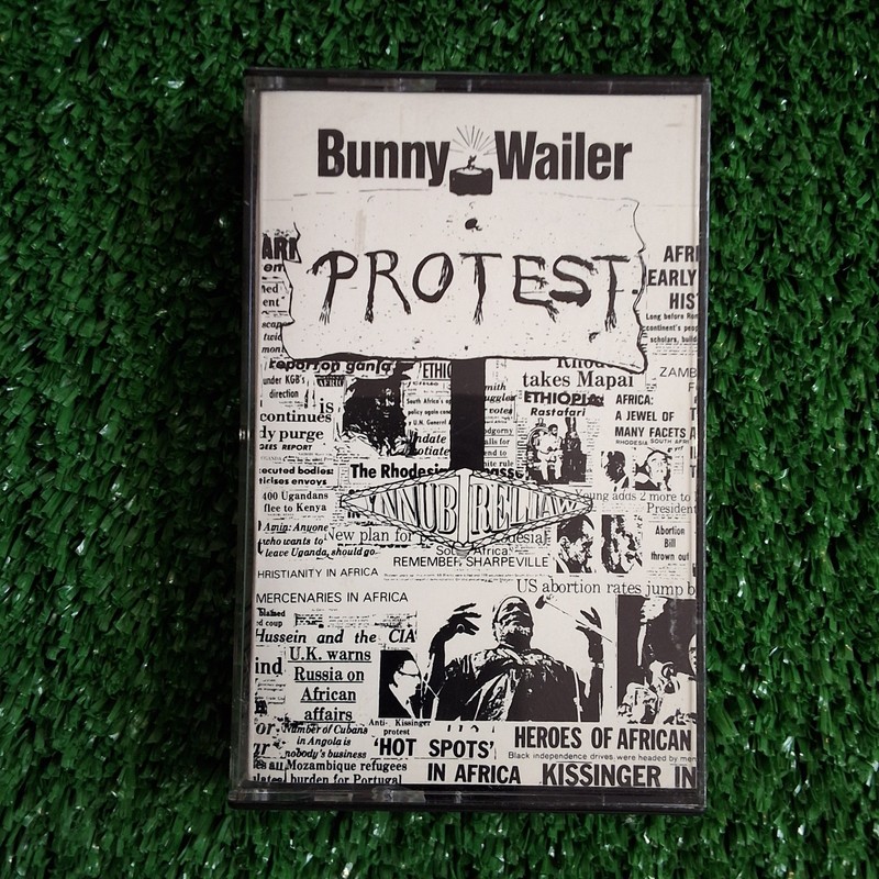 Bunny Wailer «Protest» Cassette Tape Mango ZCM 9512 (1987) Dolby – Roots Reggae