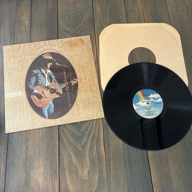1980 Don Williams – I Believe In You – Vintage Vinyl LP Country Album MCA-5133