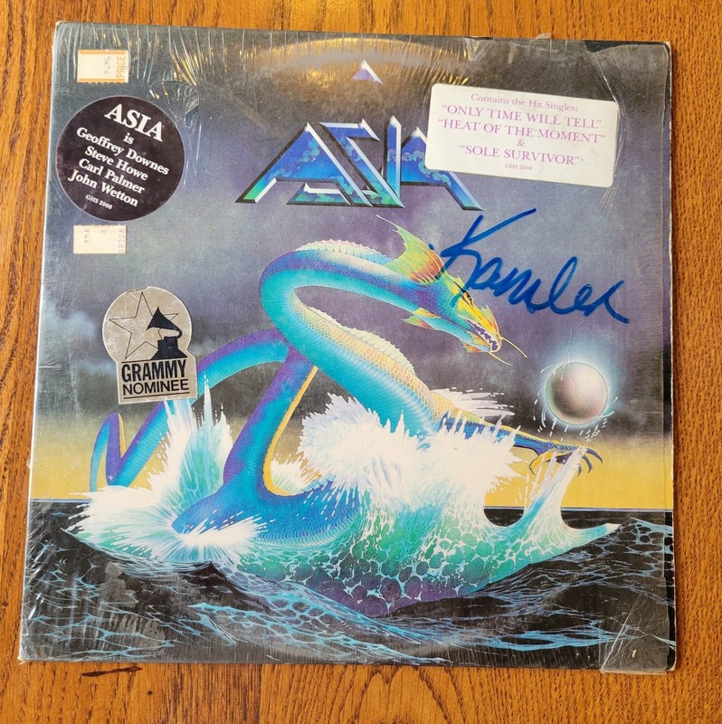 Original Asia self-titled debut vinyl 1982 Geffen Records Sterling Sound Studios