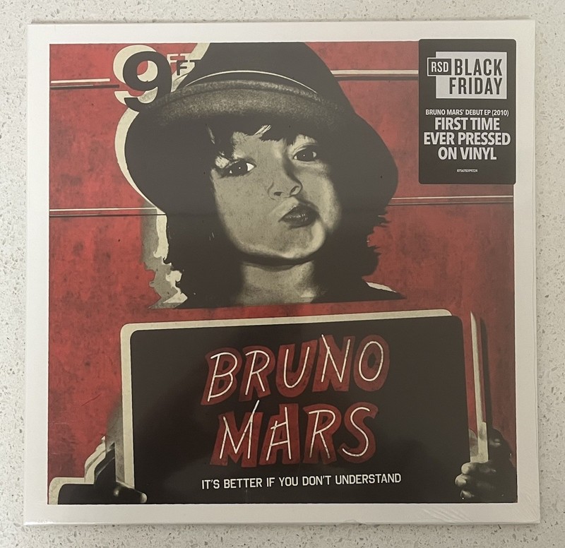 Bruno Mars It’s Better If You Don’t Understand EP RSD BF 2025 Record Store Day