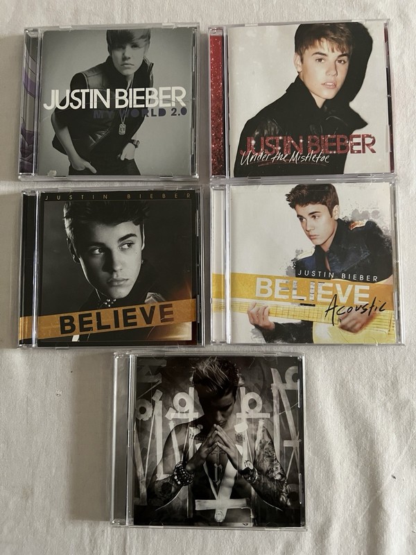 CD Music – JUSTIN BIEBER – 5 titles