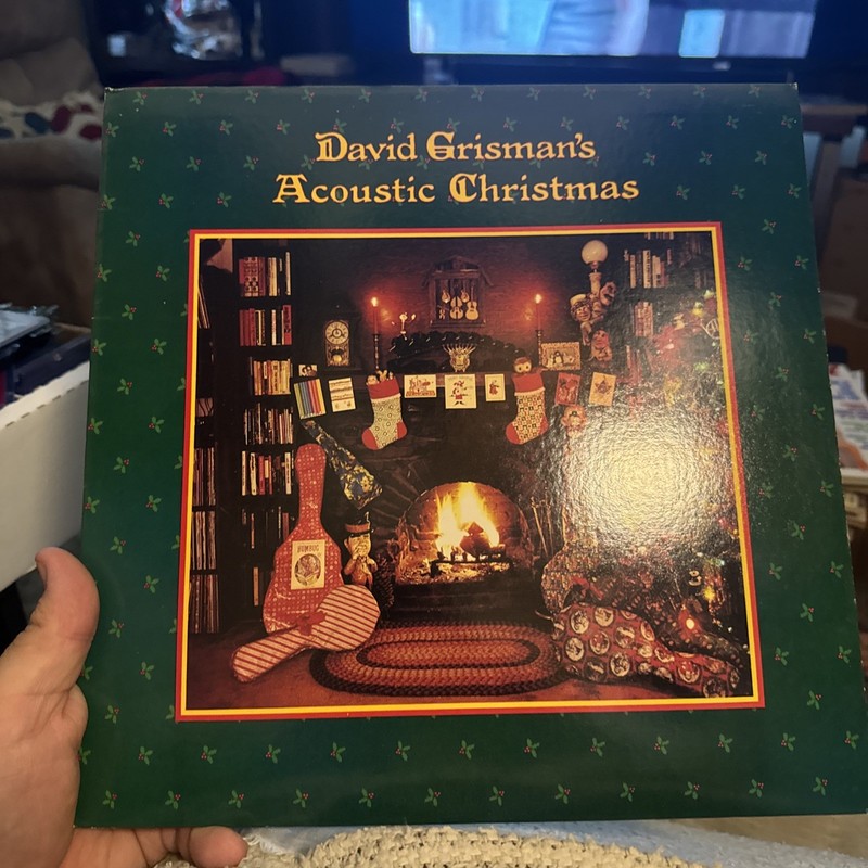 David Grisman’s Acoustic Christmas Vinyl LP Rounder 0190 1983 Bluegrass Holiday