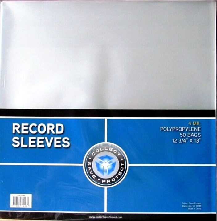 50 PLASTIC OUTER SLEEVES 🔥VINYL RECORD LP ALBUM PLASTIC COVERS 4 MIL