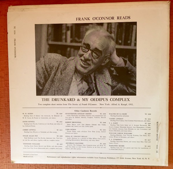 Frank O'Connor - Reads The Drunkard & My Oedipus Complex gallery