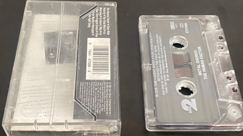 Metal Church-The Human Factor Audio Cassette EPIC - ET47000 - Used Tape - Mint gallery