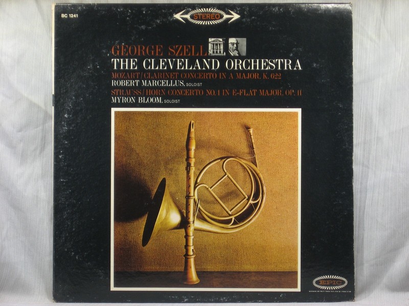 Mozart/Strauss – Clarinet/Horn Concertos – Szell, Cleveland – Epic BC 1241