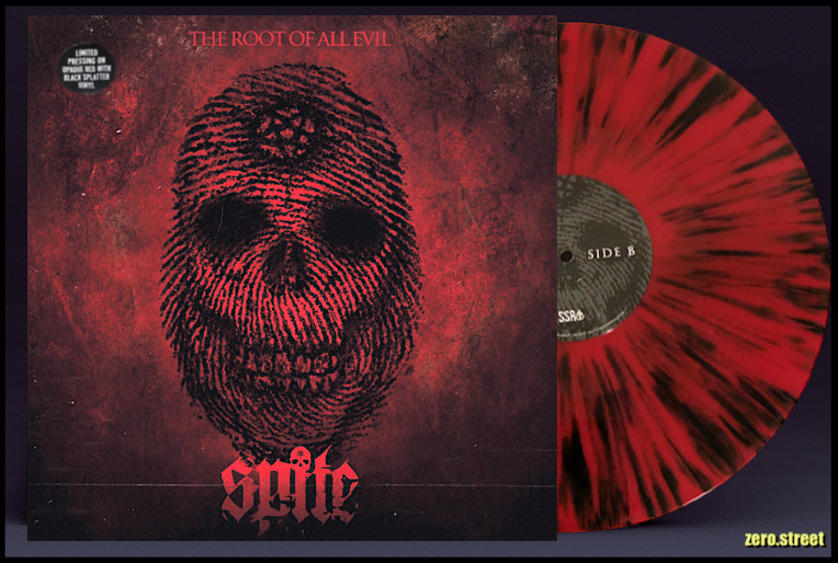 SPITE The Root Of All Evil LP on RED SPLATTER VINYL New SEALED /500