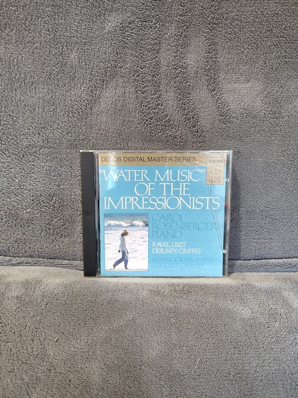 CD Carol Rosenberger, piano «Water Music» of the Impressionists Delos 20%off2