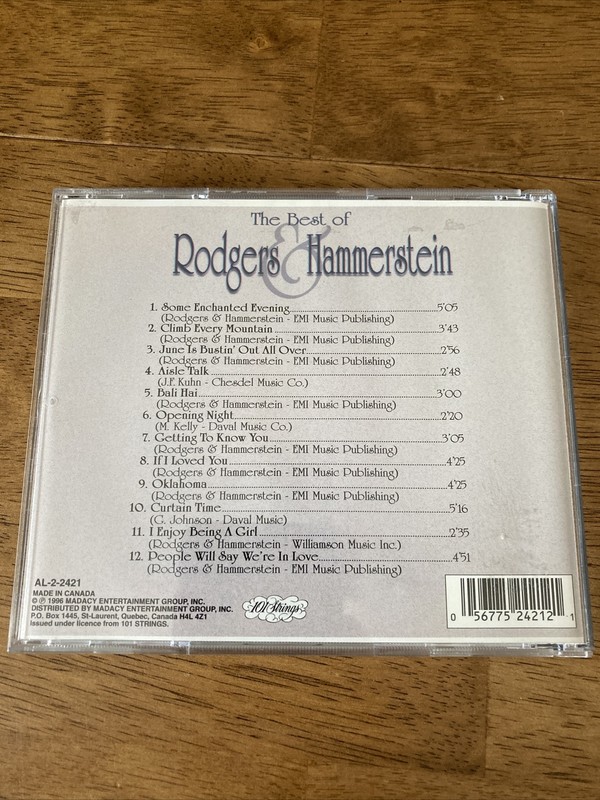 The Best of Rodgers & Hammerstein - 101 Strings - CD gallery