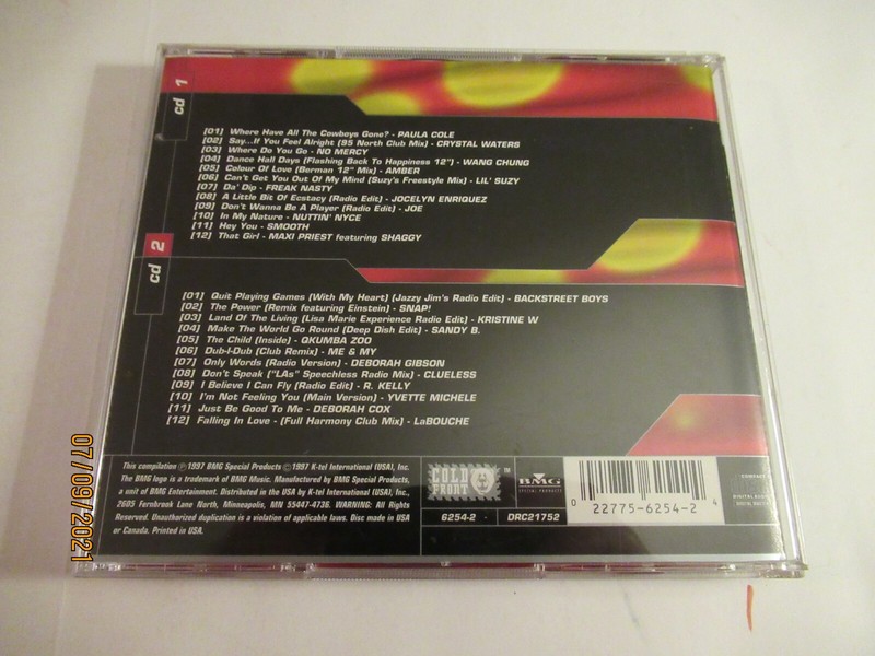 Club Mix '98 by Various Artists (CD, Oct-1997, 2 Discs, Cold Front) gallery