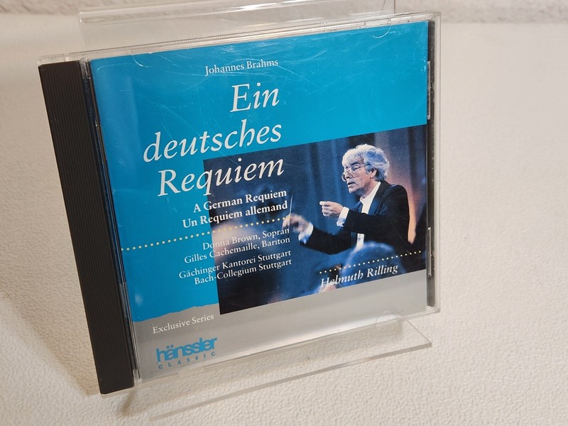 Johannes Brahms : Ein Deutsches Requiem (German Requiem) (CD 1990 Hanssler) EUC
