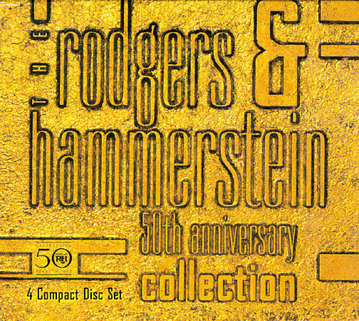 RODGERS & HAMMERSTEIN 50th Anniversary Collection 4 CD Set-VG+/EX CD4