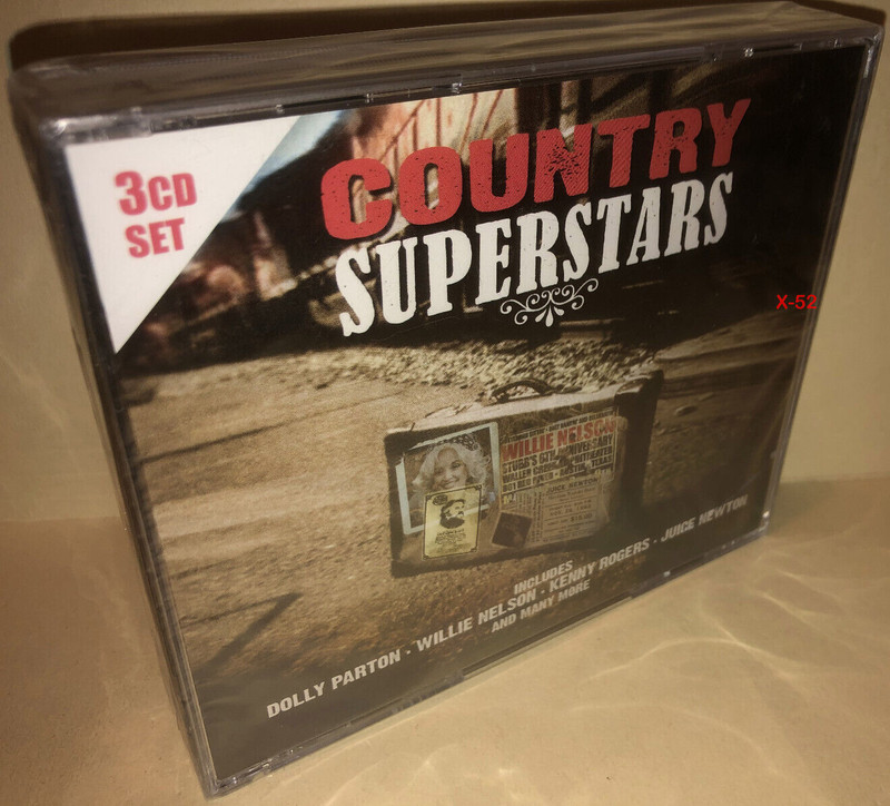 66 country hits CD Dolly Parton Willie Nelson Kenny Rogers Juice Newton Paycheck