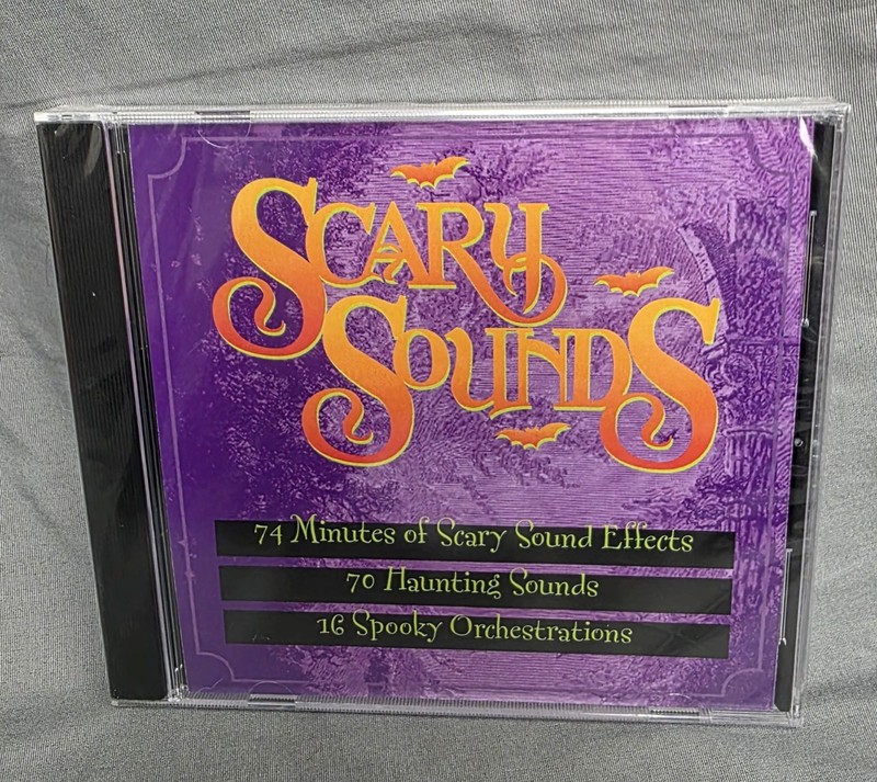 Scary Sounds CD 74 Minutes Haunting Sound Effects Horror Spooky 2003 SEALED