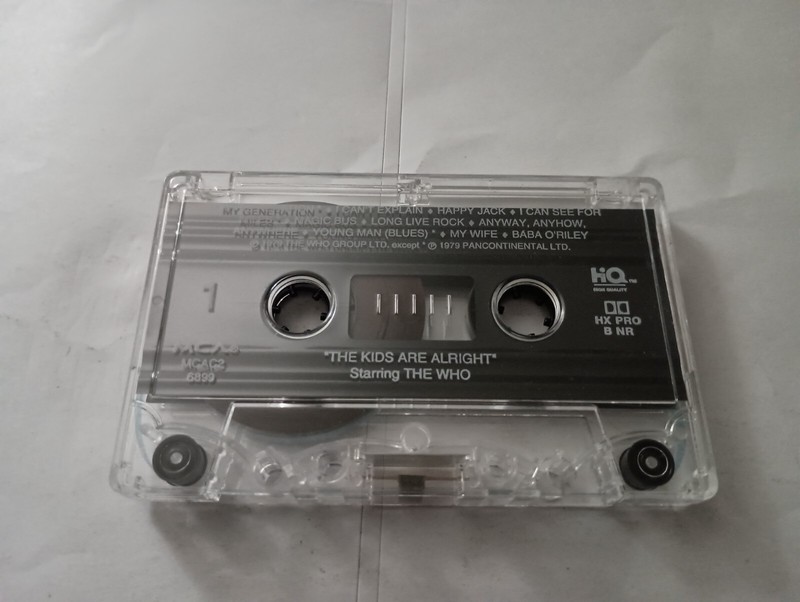 The Who "The Kids are Alright" Cassette Tape gallery