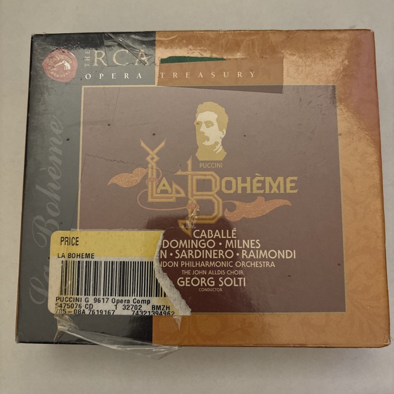 Giacomo Puccini: La Boheme Opera 4 Acts RCA Opera Treasury Conductor Georg Solti