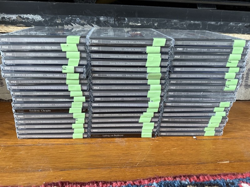 Lot Of 51 Vienna Master Series Digital Classic PILZ Classical Music CDs
