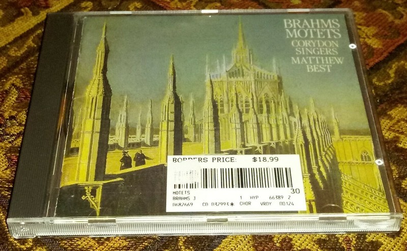Brahms: Motets Corydon Singers Matthew Best Hyperion Records Made in England