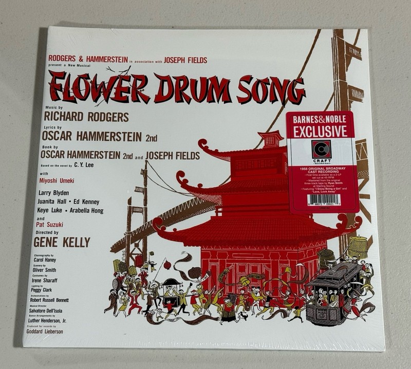 Rodgers & Hammerstein – Flower Drum Song Broadway Cast Recording 2LP Vinyl NEW