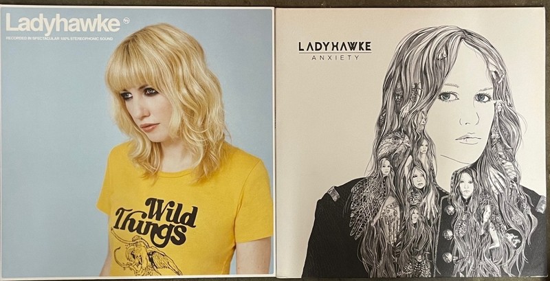 LADYHAWKE LP LOT – ANXIETY/WILD THINGS vinyl album modular recordings polyvinyl