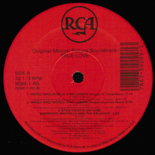 A'me Lorain, Whole Wide World, (12", Alt), VG+, 3978152440 gallery