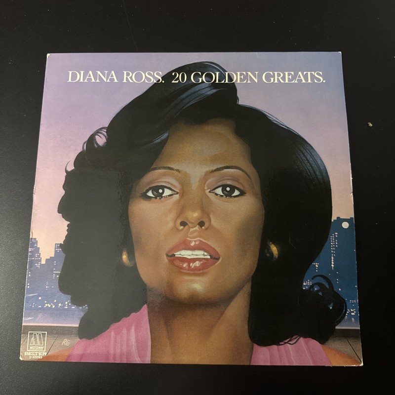 Diana Ross 20 Golden Greats Greatest Hits LP Import Spain Vg+