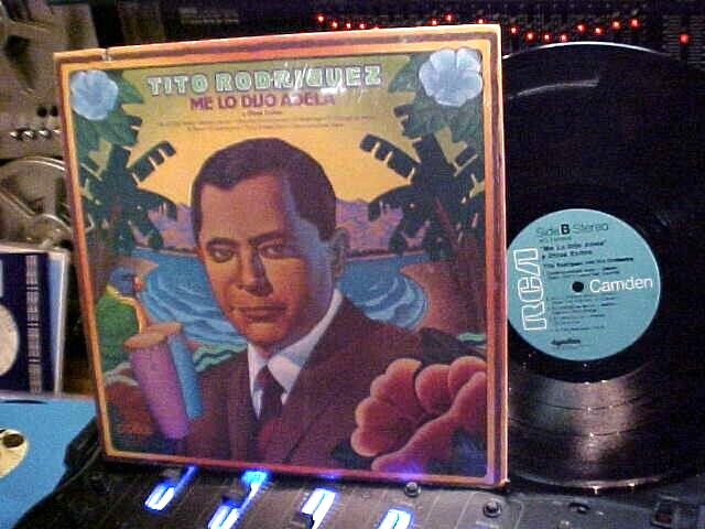 TITO RODRIGUEZ LP Rca 1970's LATIN JAZZ PERCUSSION Me Lo Dijo Adela NEAR MINT NM