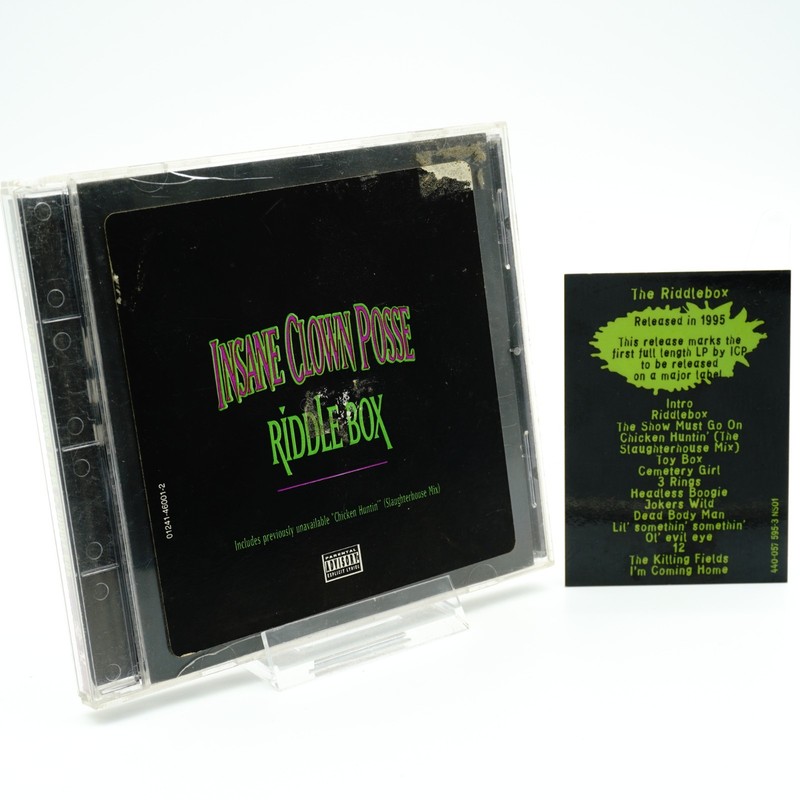 Insane Clown Posse – Riddlebox CD – 1995 – Promo – Hip Hop – Acceptable