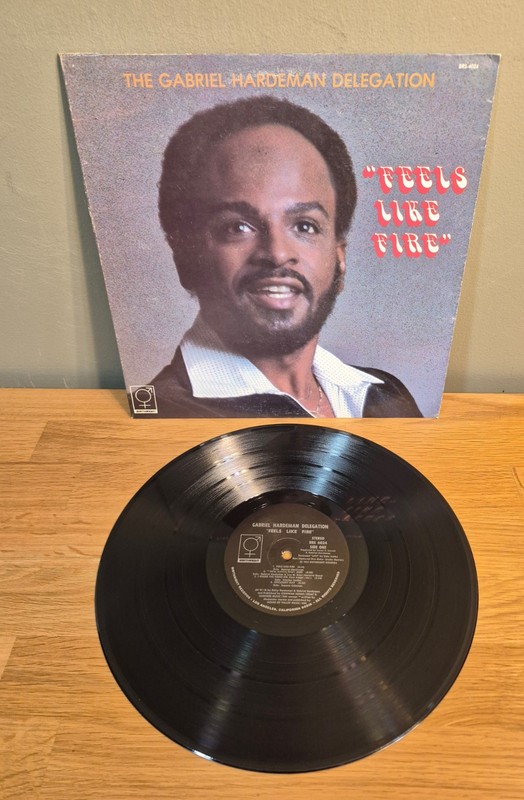 Gabriel Hardman Delegation Feels Like Fire Black Gospel 1981 Birthright Records