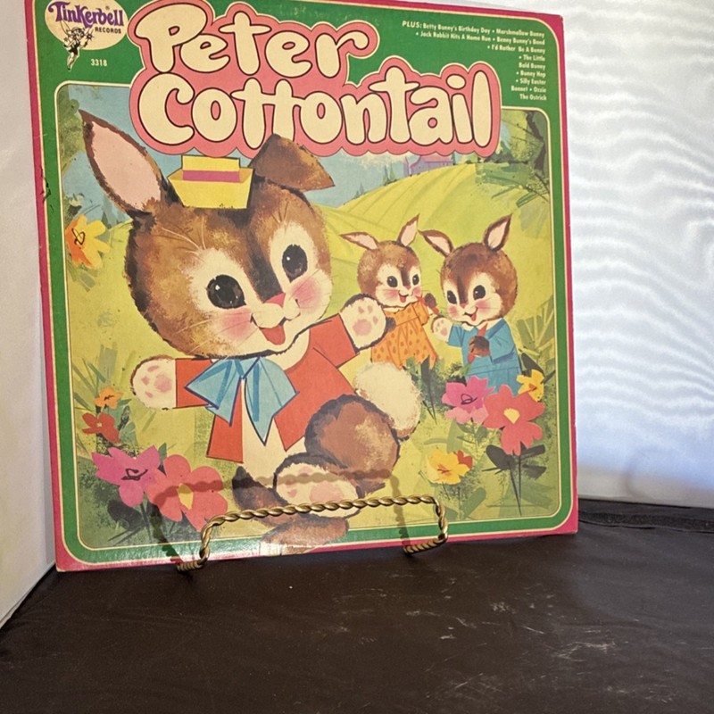 Tinkerbell Records Peter Cottontail LP Vinyl Children's Music Storytelling 3318