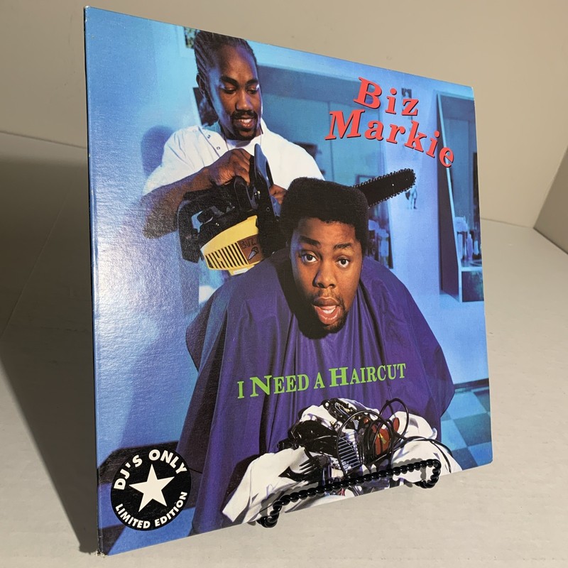 BIZ MARKIE - I NEED A HAIRCUT LP **RARE NM** US 1995 COLD CHILLIN’ CC9000