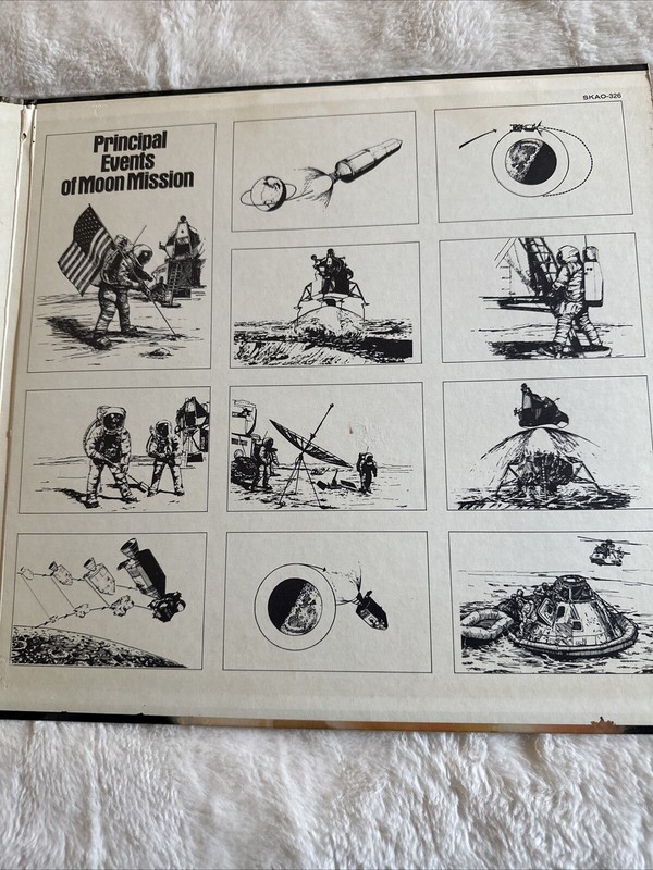 Apollo 11 Vinyl Record- We Have Landed on the Moon- Album Space- TESTED & WORKS! gallery