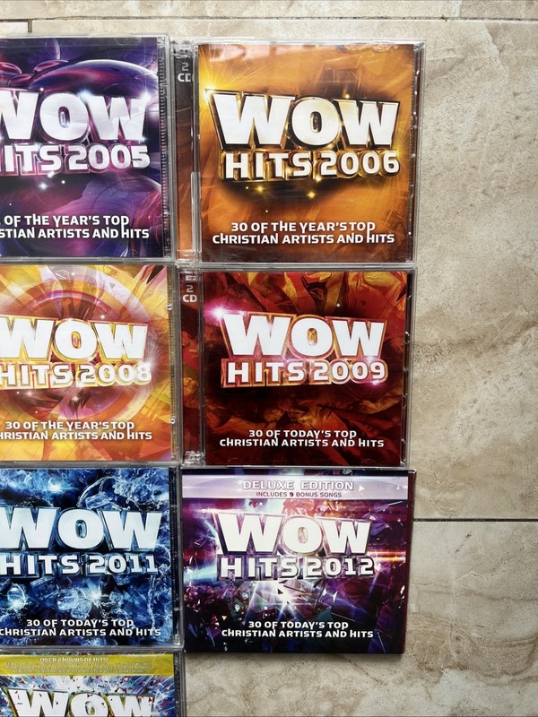 Wow Hits 2004-2014 (missing 2013) Y2K - Top Christian Artists, 10 CD Lot! As Is gallery