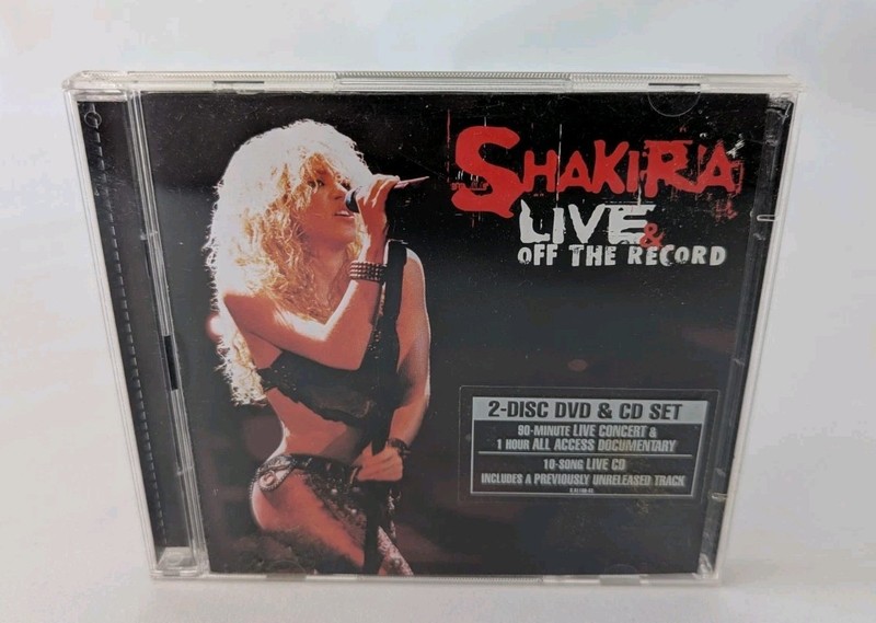 SHAKIRA LIVE Off The Record/ DVD CD SET. 90 min Concert DVD And 10 Song Live Cd.