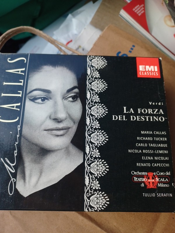 Verdi: La Forza Del Destino by Tullio Serafin 3CD Set SLIPCOVER Booklet