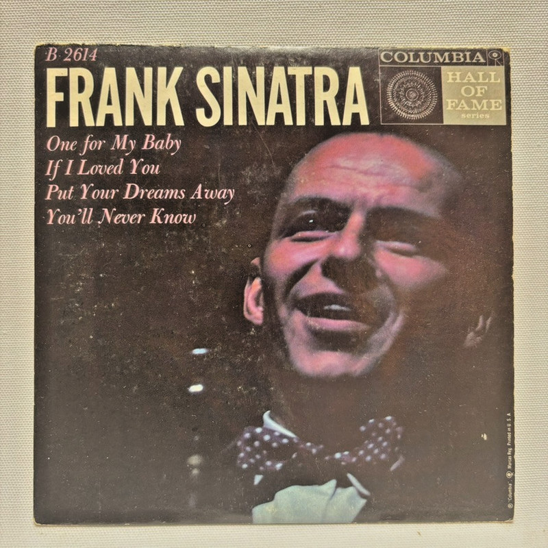 Frank Sinatra – Hall of Fame Series – 1958 Vinyl 7″ EP – VG