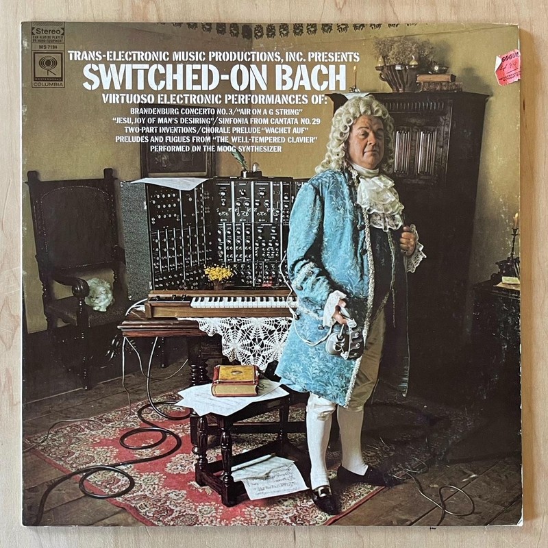 SWITCHED-ON BACH 1968 Wendy Carlos Moog Synth Classical Vinyl LP 1st Pressing