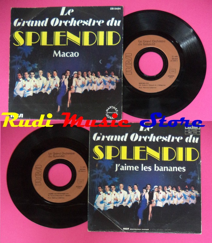 LP 45 7'' LE GRAND ORCHESTRE DU SPLENDID Macao J'aime les bananes no cd mc dvd