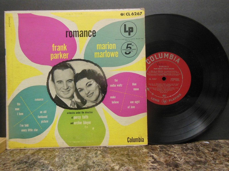 Marion Marlowe / Frank Parker – Romance, CL 6267, 10″ 33 LP G+