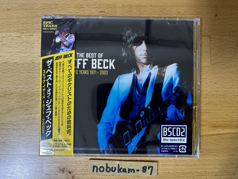 Jeff Beck / The Best of Jeff Beck - The Epic Years 1971-2003 Blu-specCD2 Japan gallery