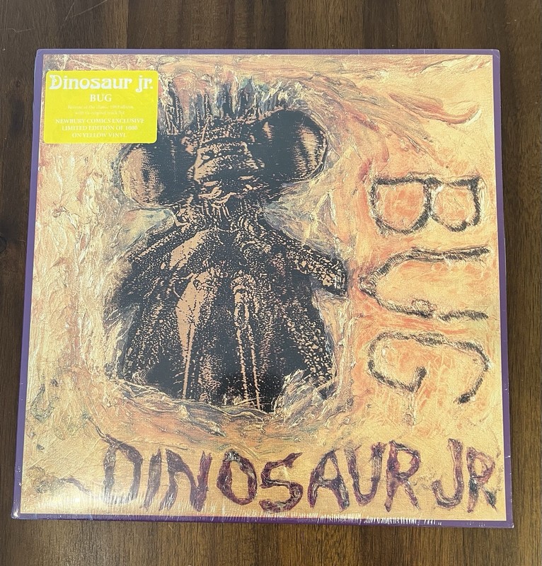 Dinosaur Jr Bug Yellow Vinyl LP Newbury Comics /1000 (2014) NEW SEALED