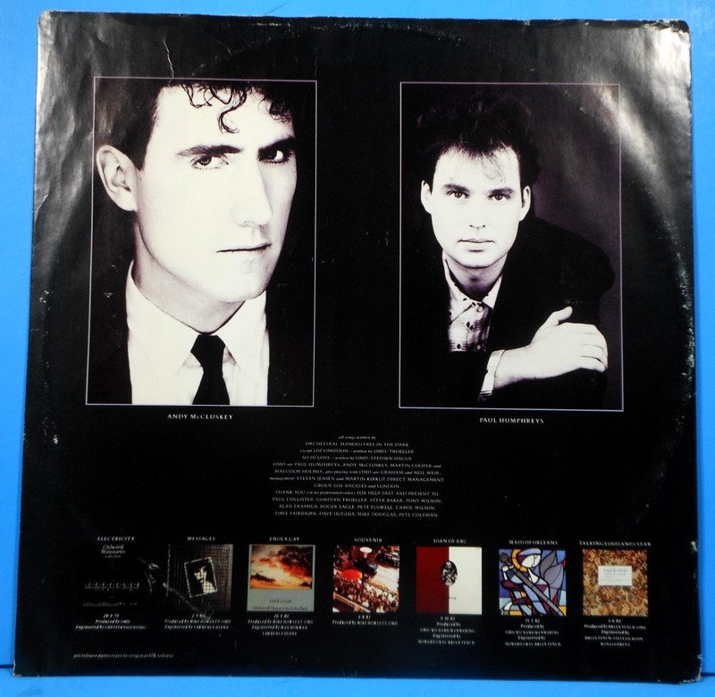 ORCHESTRAL MANOEUVRES IN THE DARK THE BEST OF OMD 1988 PLAYS GREAT! VG+/VG!!A gallery