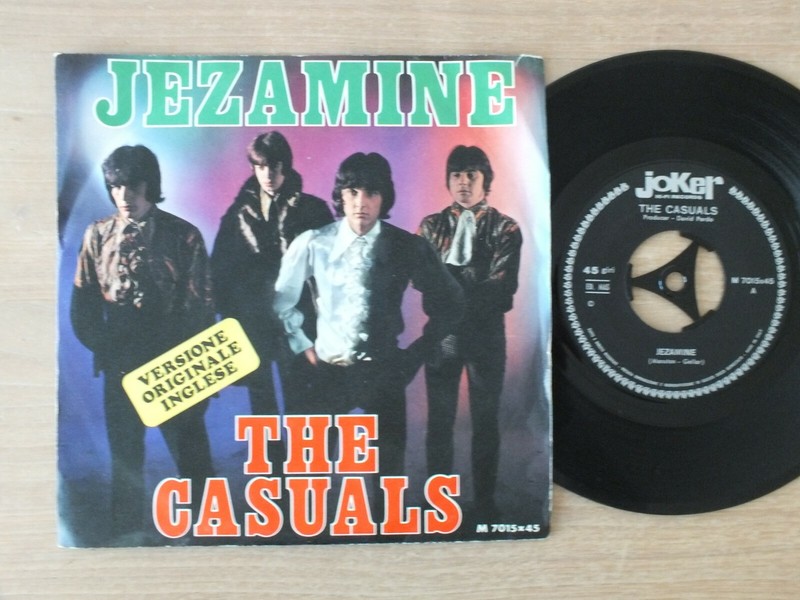 The Casuals – Jezamine (Versione Originale Inglese) 7″ Single Vinyl vg+