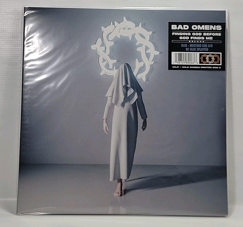 💥FINDING GOD BEFORE GOD FINDS ME DELUXE – ALT COVER VINYL Blue Splatter Mustard