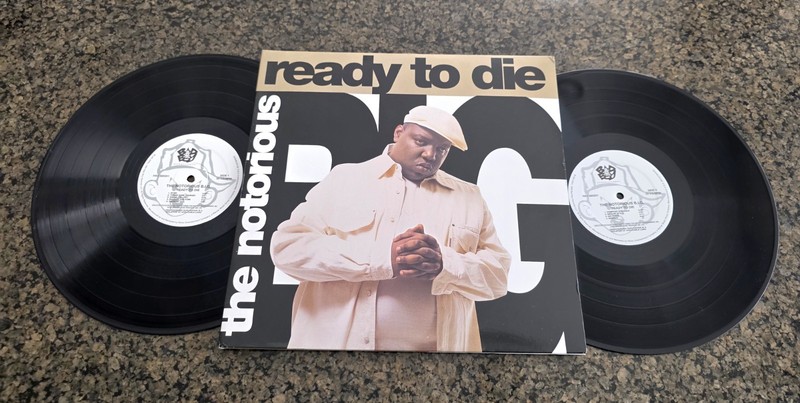 The Notorious B.I.G. Ready to Die 2 X LP Vinyl Reissue Bad Boy Rap 1990s Rare