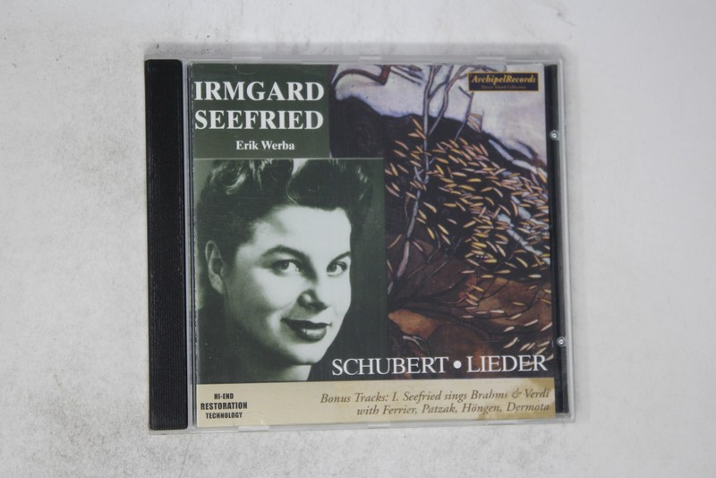 Irmgard Seefried Schubert Lieder CD Erik Werba Archipel Records